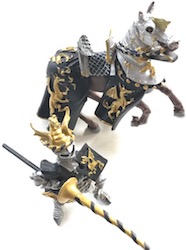 Jousting Knight & Horse / 5" Horse & Joust / 5"